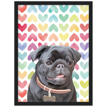 Load image into Gallery viewer, Custom Pet Framed Poster
